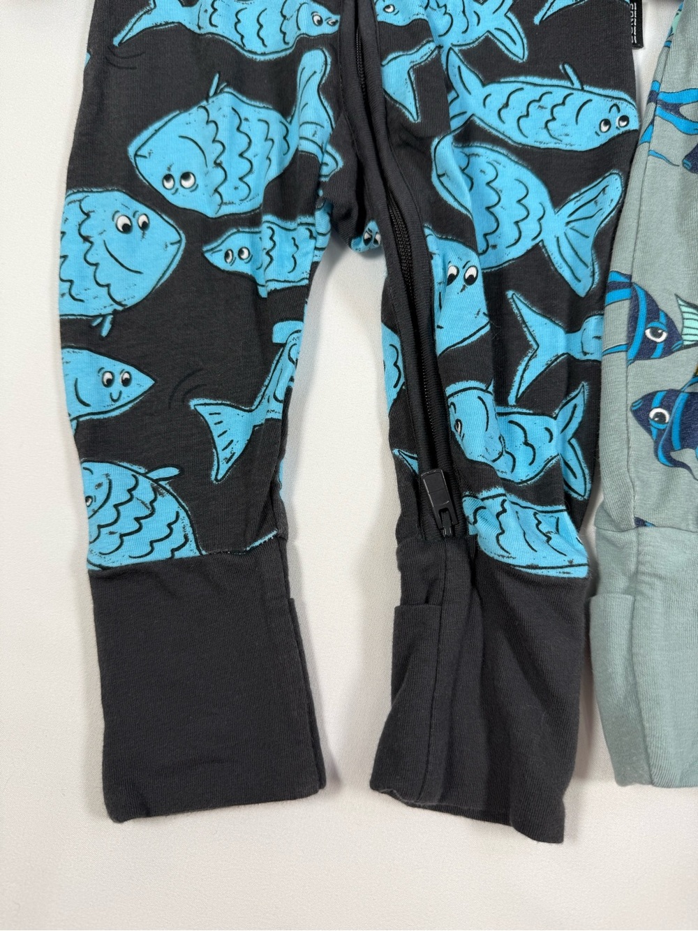 BONDS Wondersuit Fish Zip Romper Lot Size 000 0-3m Coastal Ocean Baby Pajamas - Picture 4 of 15